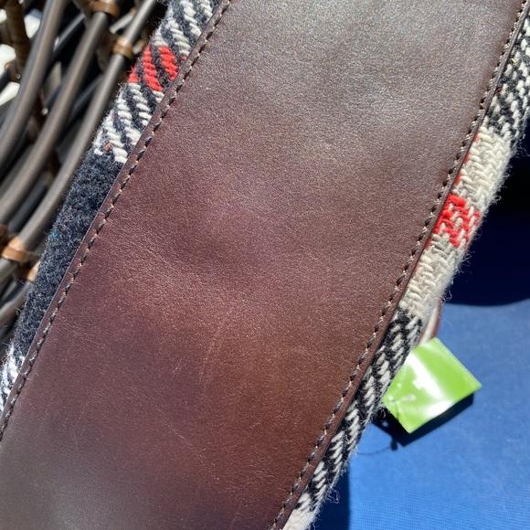 ♥️ ♠️ Kate Spade Shon Ruby Park Plaid Hobo Bag - Picture 14 of 16